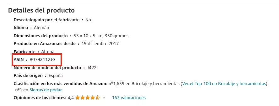 Comment trouver l’ASIN Amazon  